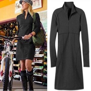 Athleta Black Midi Dress